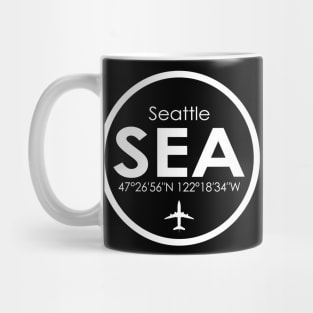 SEA, Seattle-Tacoma International Airport Mug